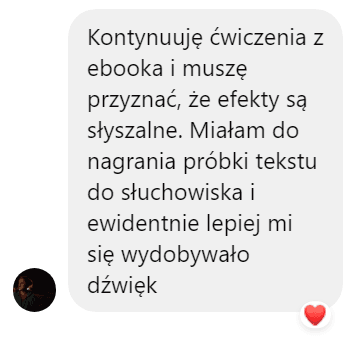 Dykcja w 14 dni - opinia 3