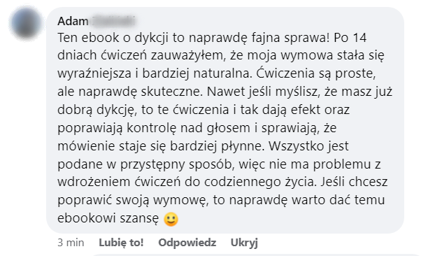 Dykcja w 14 dni - opinia 5